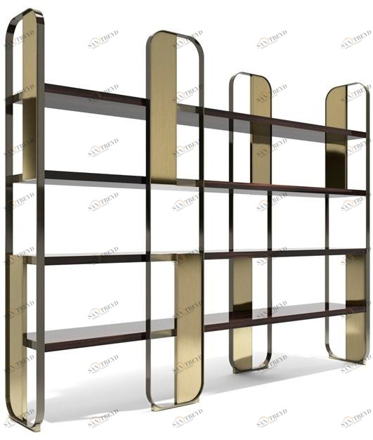 Capital Collection Открытый отдельно стоящий деревянный стеллаж-разделитель Giselle sun-id-1439110