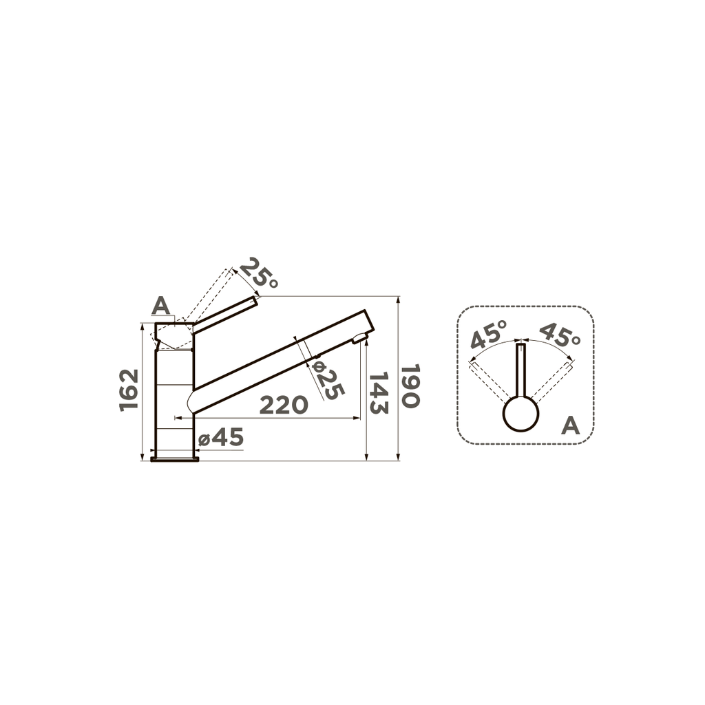 Смеситель для кухни Aogashima C OMOIKIRI 4994245 - Вид №5