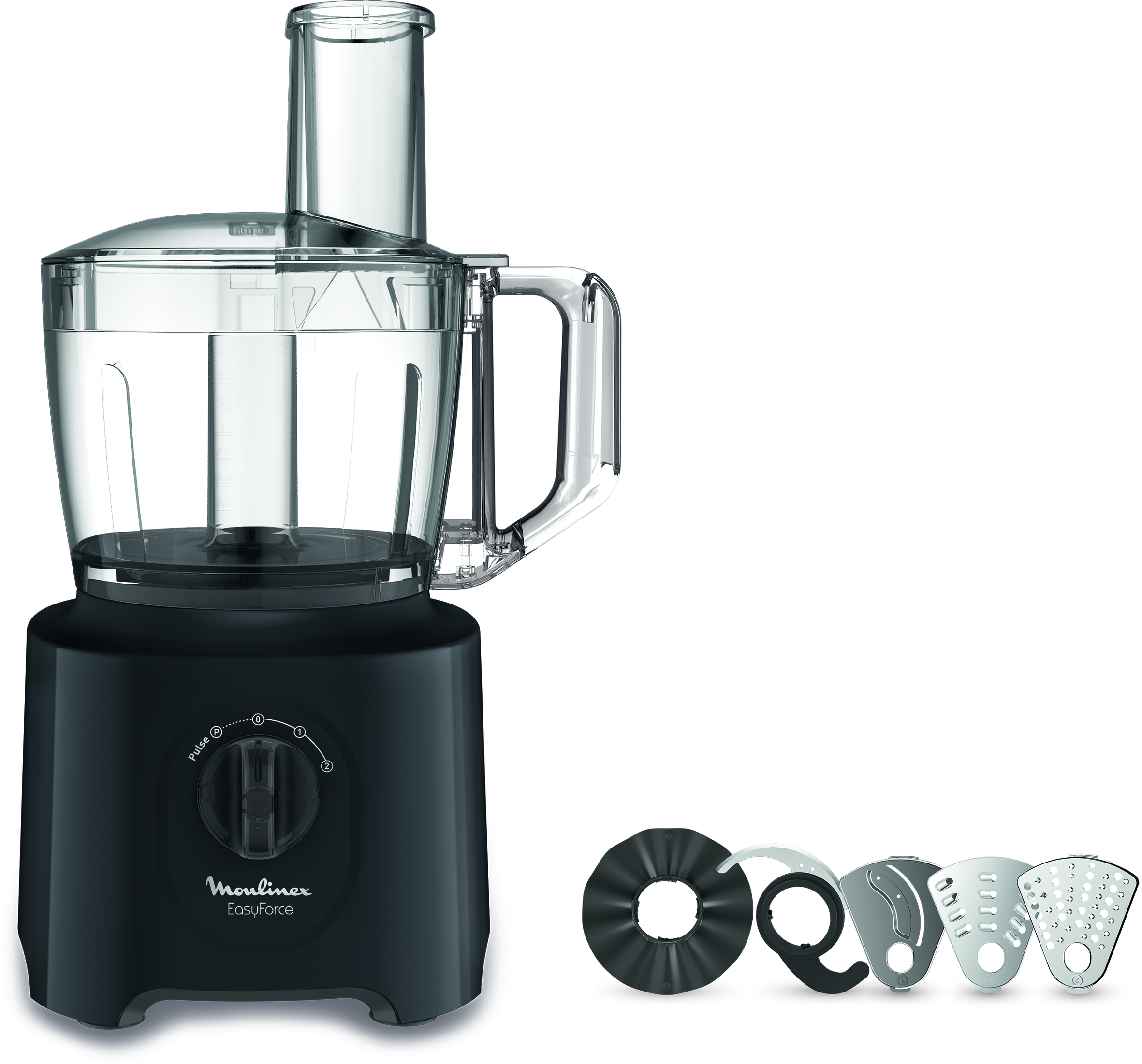 5499628 Кухонный комбайн Moulinex Masterchef Easy Force FP245810 черный STDN-0118252