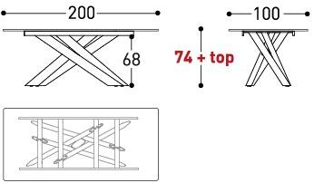 Varaschin Прямоугольный садовый стол System star 244s - Вид №13