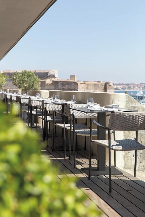 Стул лава веревка 11мм антрацит Manutti Echo MNST584 - Вид №11