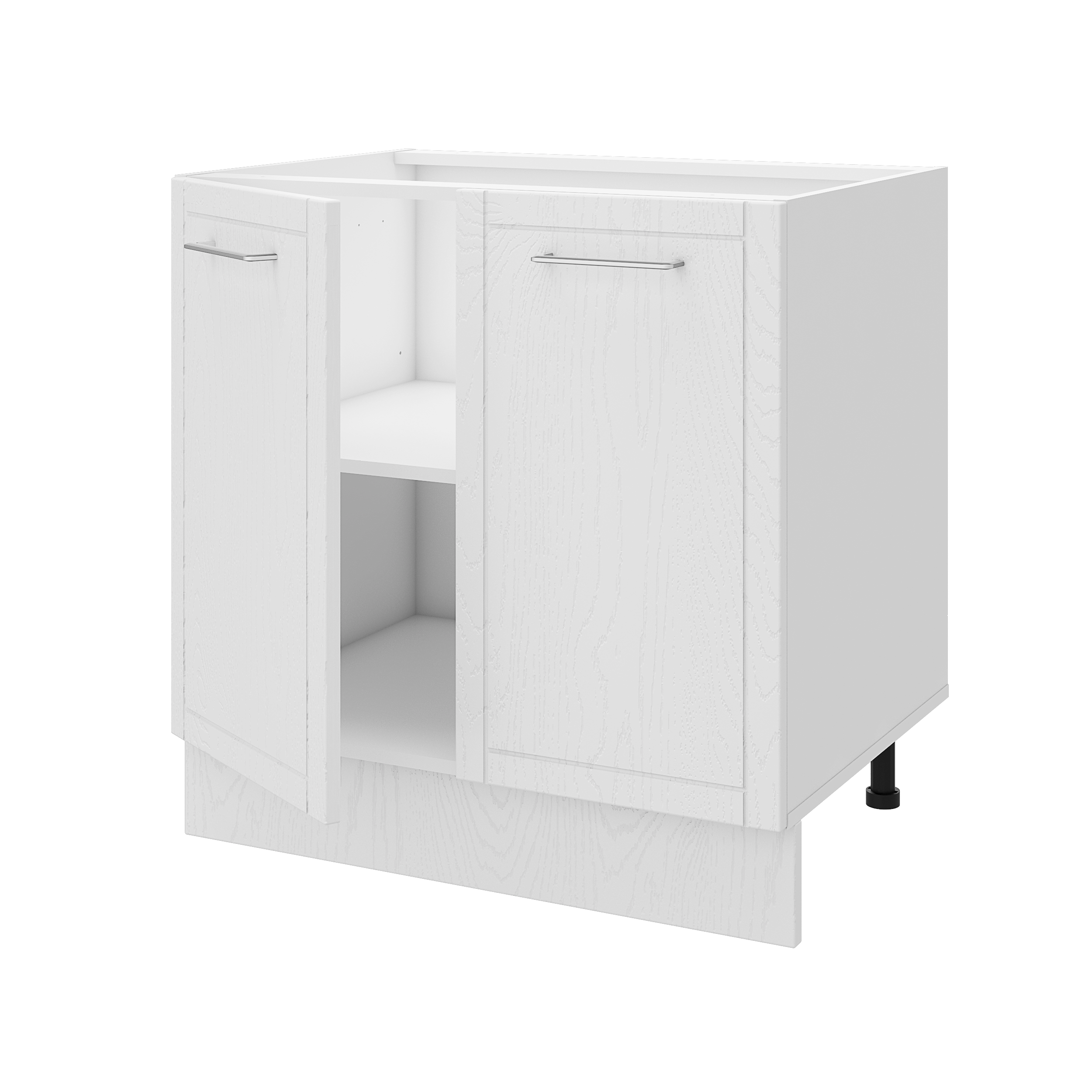 Шкаф напольный DELINIA Агидель белый 80х82,5х58 см 86844327 STLM-0071983 - Вид №1