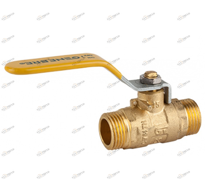 GENEBRE 3610 06 Ball straight valve for gas, M-M 