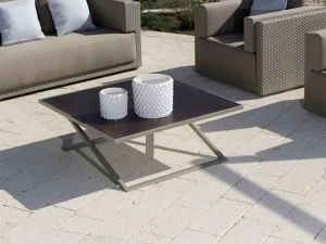 Braid Квадратный алюминиевый садовый столик Zoe 101.004/101.005
