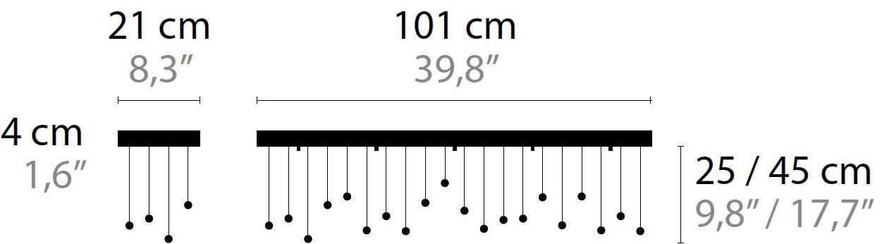 ILFARI Потолочный светильник из металла прямого света с кристаллами Sprankling sun-id-1458025 - Вид №1