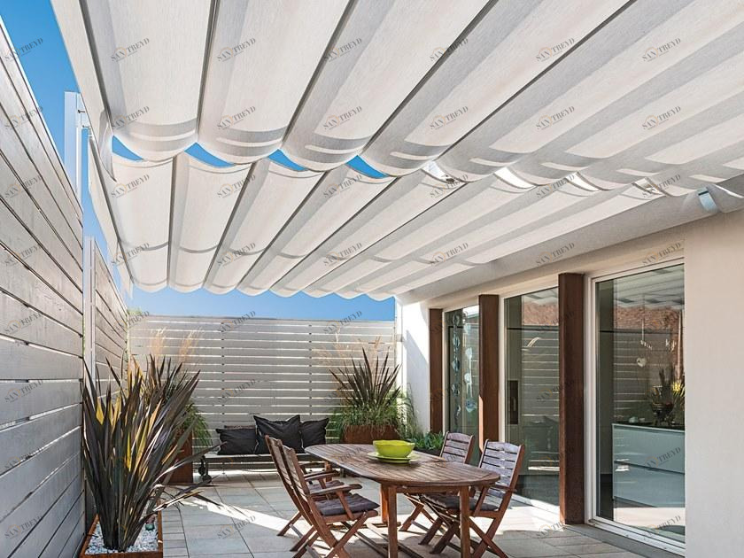 MV Living Пергола со сдвижной крышкой из акрила или пвх Ombreggianti sun-id-1437157