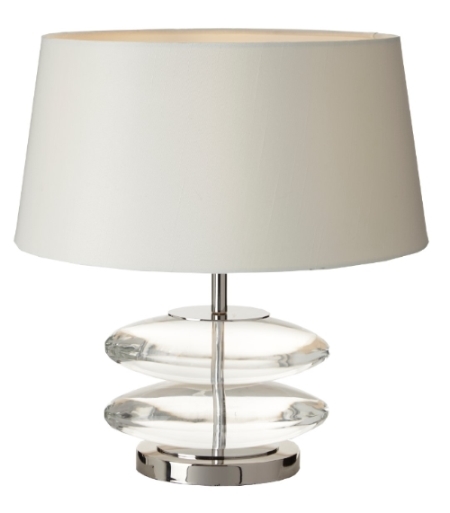 Настольная лампа Kardia Crystal от RVAstley 50014 RVASTLEY ИНТЕРЬЕРНЫЕ 062105 Белый;прозрачный  - Вид №1