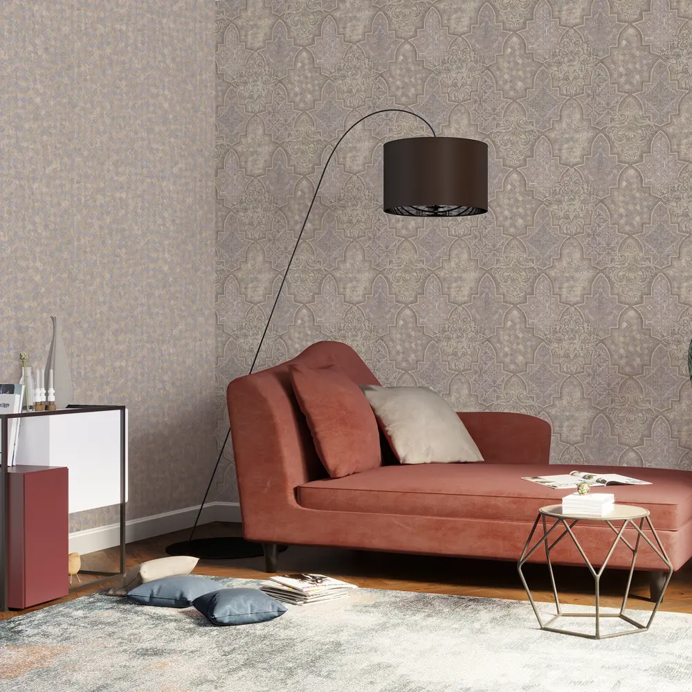 Обои флизелиновые Палитра Marrakech бежевые 1.06 м PL71544-22 82912544 STLM-2088084 - Вид №3