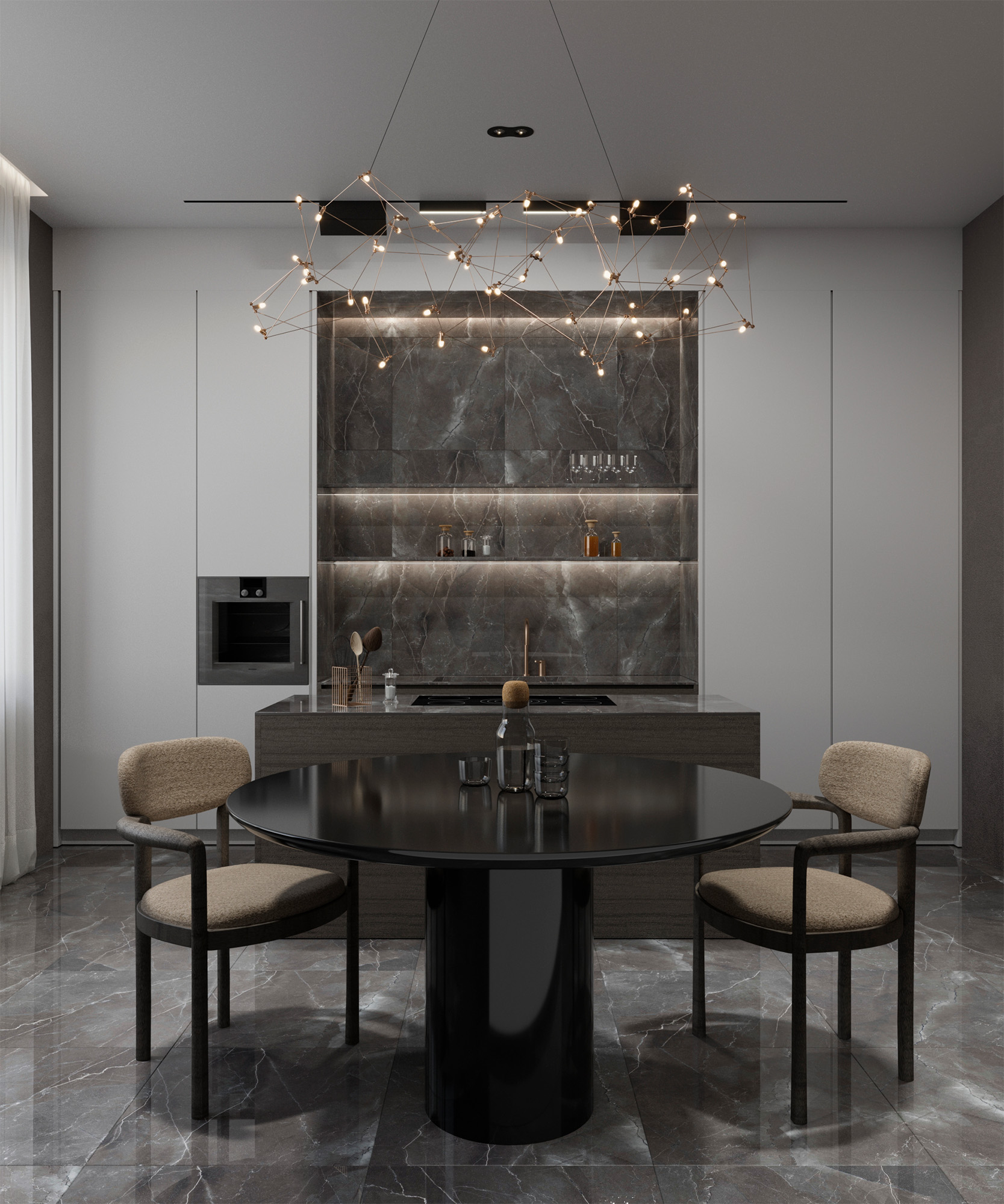 PULPIS NERO — Элегантность в каждом квадрате FP1014-A Arcadia Ceramica