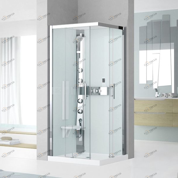 Душевая кабина термостатическая 90x90 GLAX 3 A90 HYDROMASSAGE Novellini GLAX 3 с высоким душевым поддоном GL3A99T11K