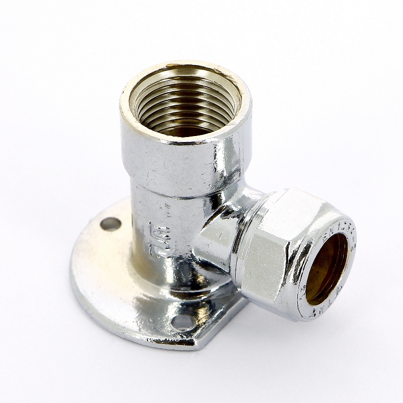 Водорозетка обжим-В хромированная TIEMME 15х1/2" 1130074 - Вид №1