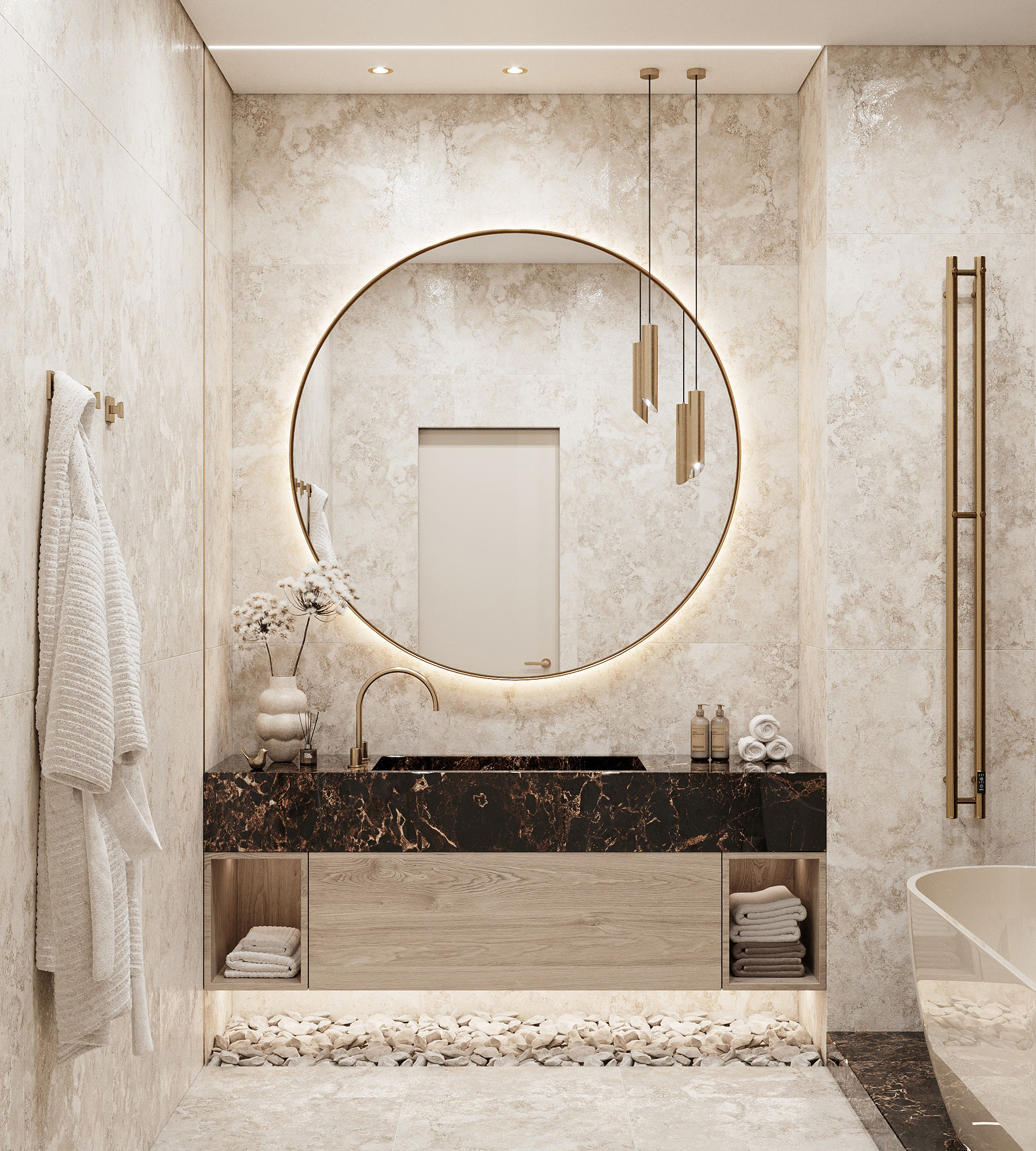 Керамогранит SEASTONE BEIGE 60х120 Arcadia Ceramica CG4001-A