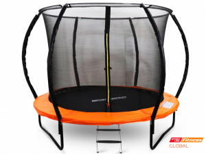 Батут start line fitness global slf 10 футов с внутренней сеткой и лестницей Start Line Fitness