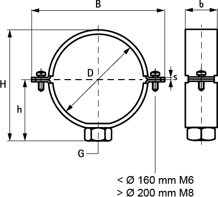 4347200 BIS Хомуты 434 для PE-труб нерж. для пластмассовых труб walraven  - Вид №1