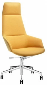 arper Кресло руководителя с регулируемой высотой и высокой спинкой Aston