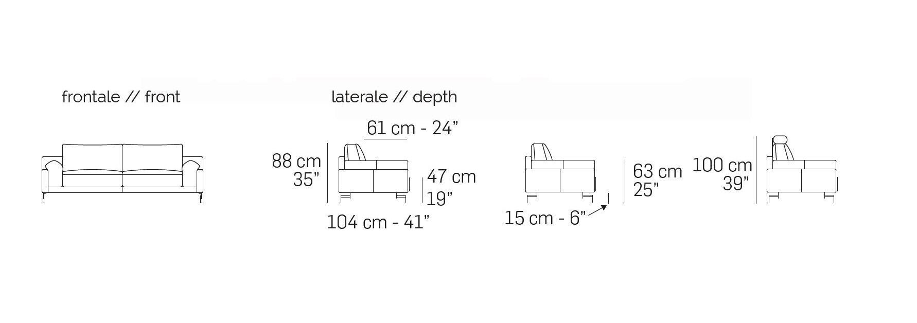 Ткань диван NICOLINE CADORNA ARCH-00145155 - Вид №8