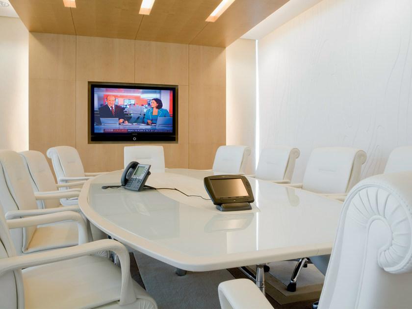 Poltrona Frau Кожаный стол для переговоров с системой управления кабелями L'ufficio - sistemi direzionali sun-id-1465705 - Вид №6