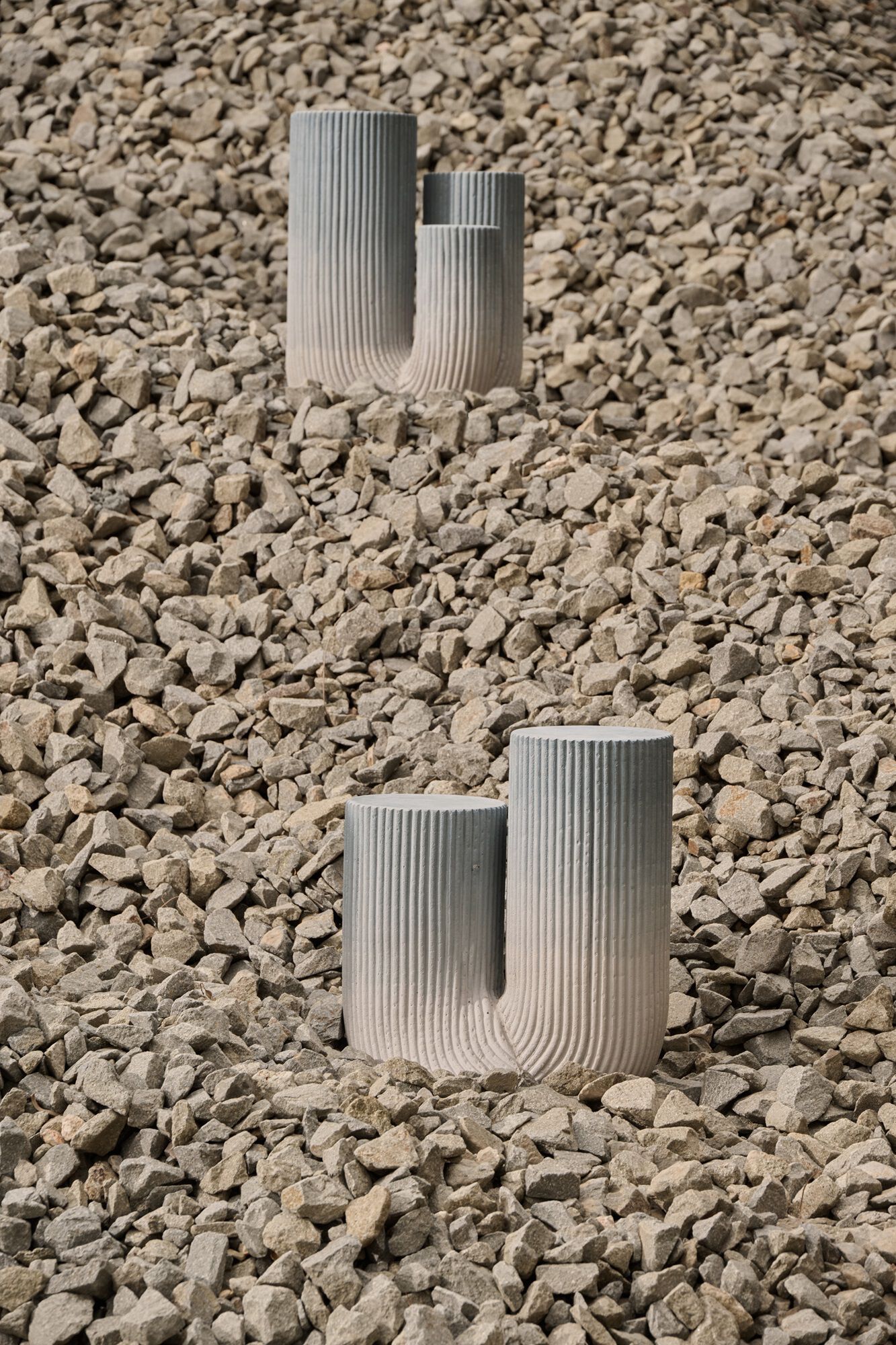 Круглый бетонный журнальный столик URBI et ORBI Medius Terra ARCH-00130319 - Вид №6