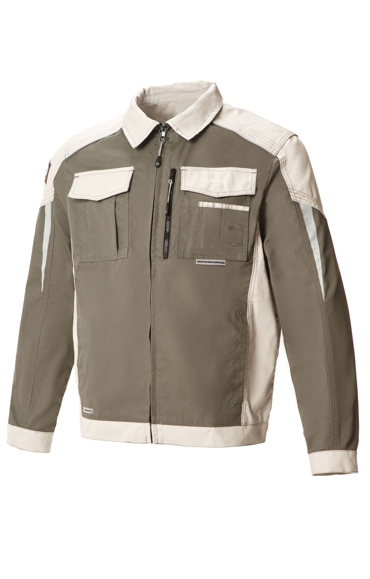 4991519 Костюм  NEW 2 серый хаки с серым песком STATUS  Летняя спецодежда  размер 56-58/182-188  - Вид №1