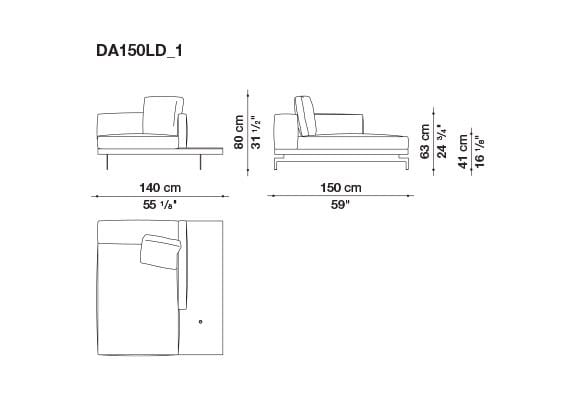 3-местный тканевый диван B&B Italia док ARCH-00033457 - Вид №101