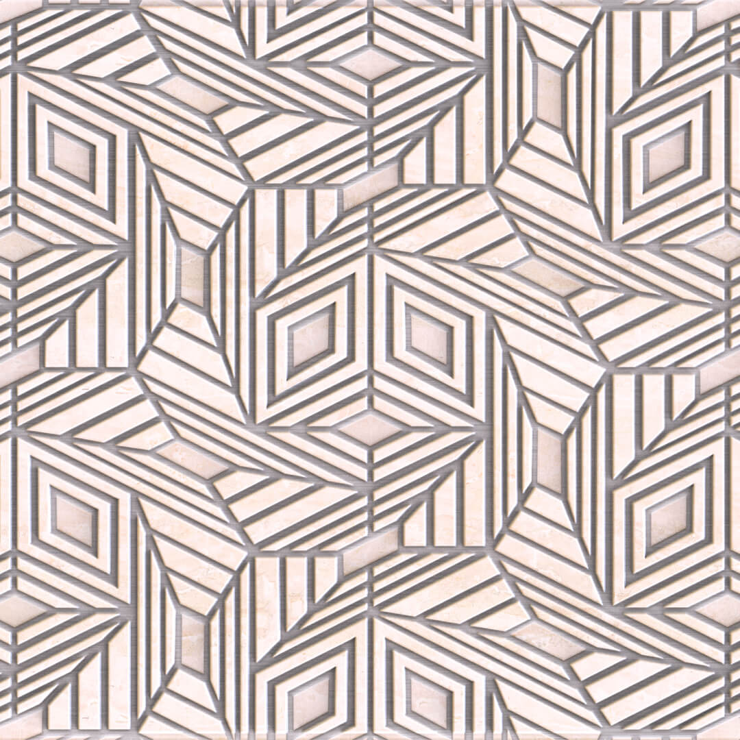 Панель ПВХ 0,3 мозаика «Техно флора» Stella STSR-766