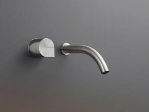 Ceadesign Смеситель для умывальника настенный из нержавеющей стали на 2 отверстия Duet Det 17