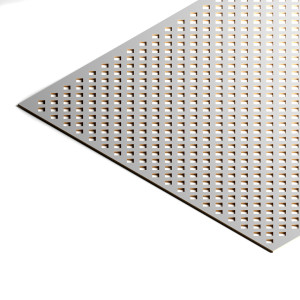 Панель декоративная перфорированная без рамки 1112х512 мм Глория белый