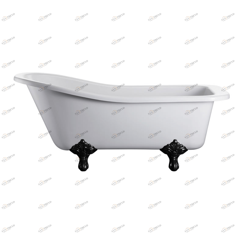 Ванна акриловая Harewood Slipper с ножками E11 BLA Slipper Burlington E1, E11 BLA