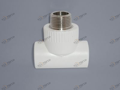 Тройник комбинированный (нар.рез.) 25-1/2 PP-R PROAQUA 271105