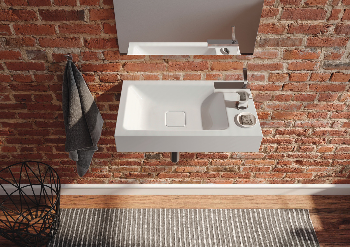 Умывальник KALDEWEI Сталь эмалированная 3073 455 холодный серый 70 30733319455 - Вид №5