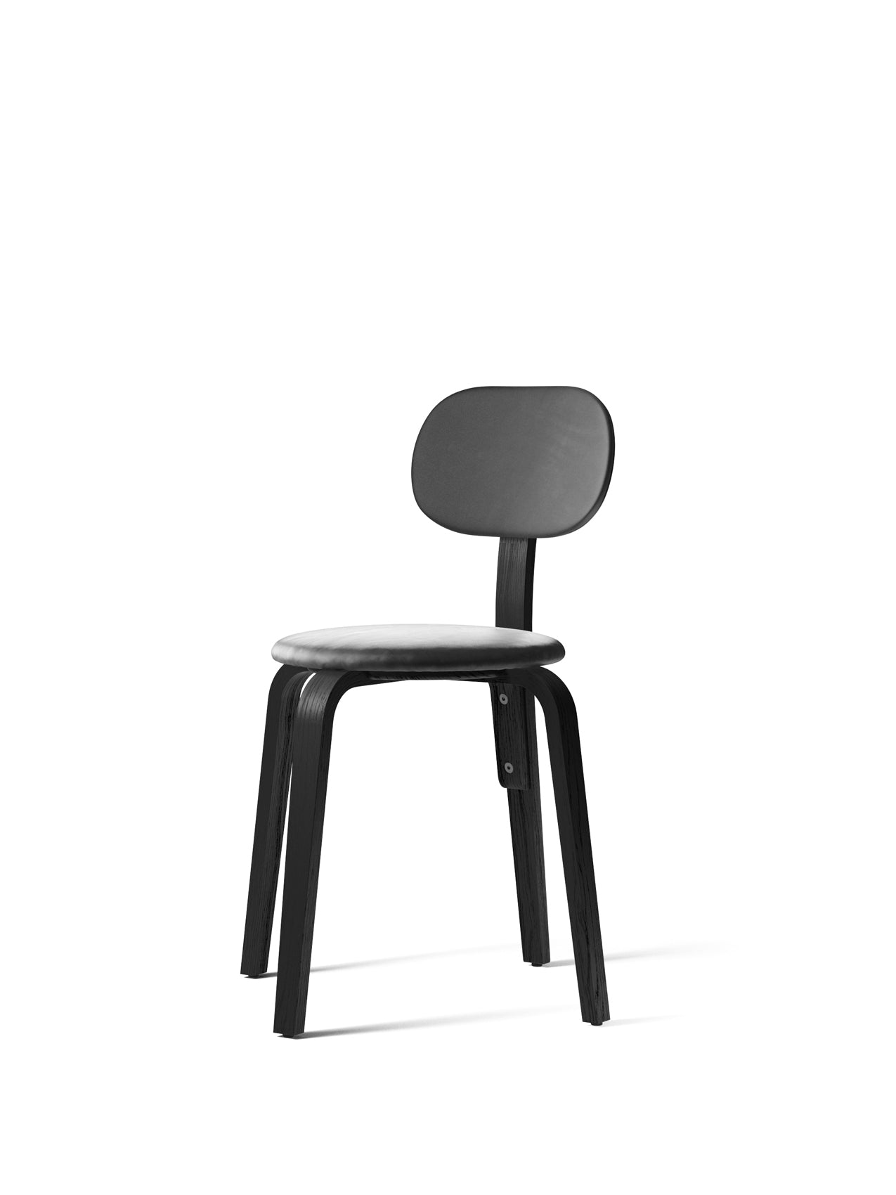 5709262043125 Afteroom Plus, Обеденный стул на деревянной основе, обитый LuceLight  - Вид №36