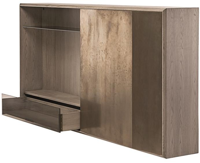 Shake Подвесной буфет из дерева с раздвижными дверцами Prism sun-id-1383526 - Вид №1