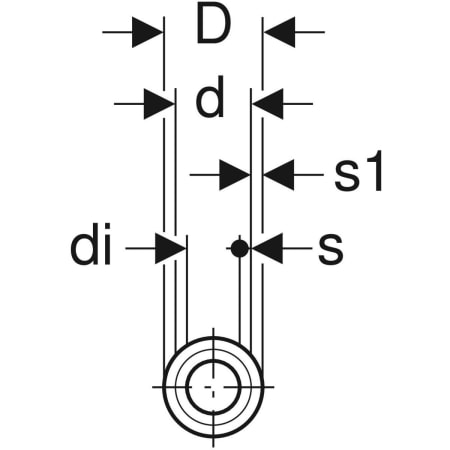 19202 Труба системы Geberit Mapress из углеродистой стали, с полимерным покрытием, маленькая связка Geberit  - Вид №3