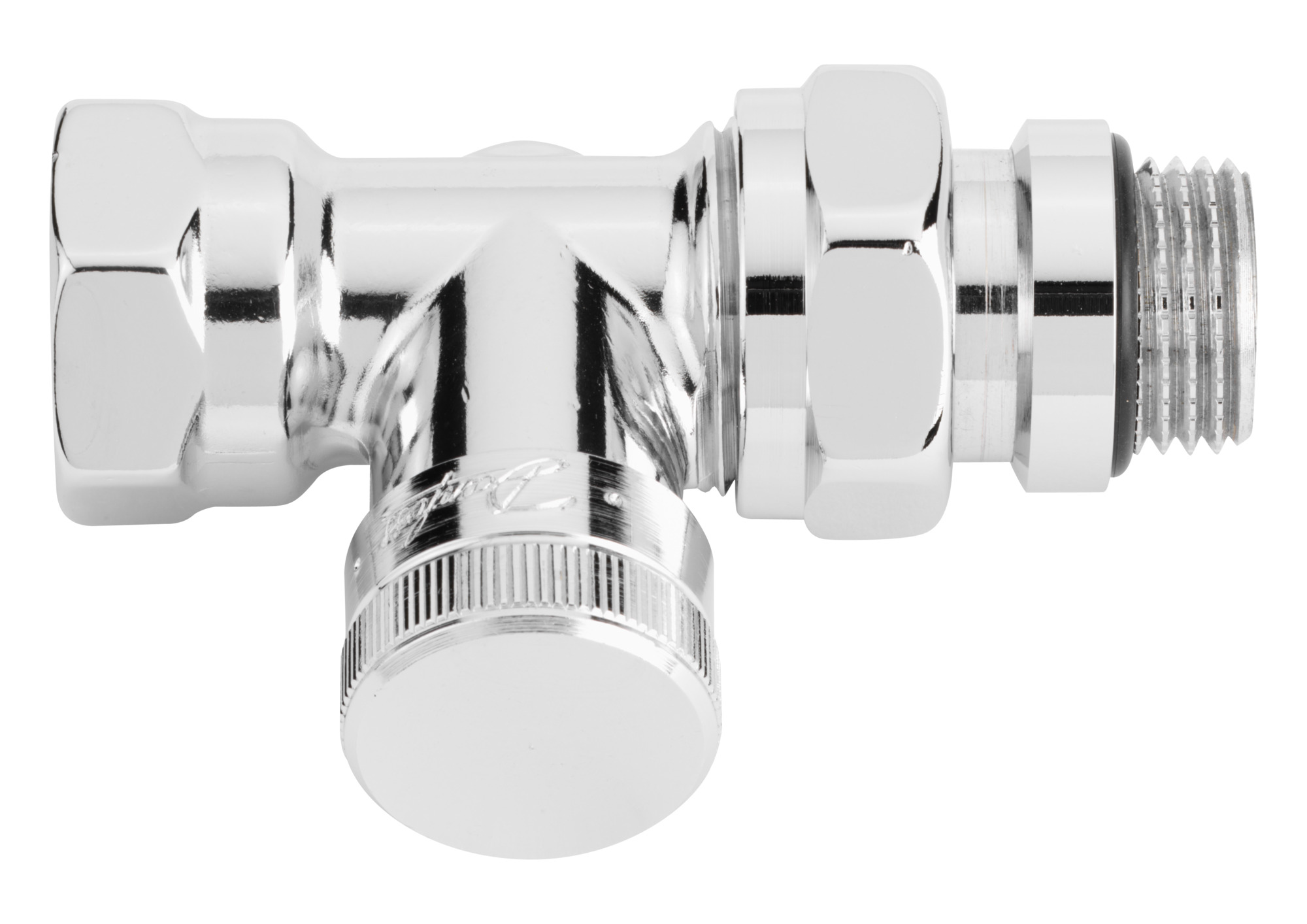 Danfoss Клапан RLV для бокового присоединения к радиатору RLV Клапан запорный Ду20, угловой 003L0145  - Вид №16