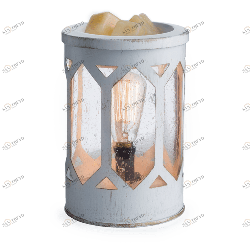 Аромасветильник настольный "Арбор и лампа Эдисона" серый CANDLE WARMERS  268170 Серый 