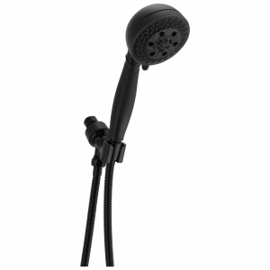 54445-BL-PK H2Okinetic® Ручной душ с креплением для душа с 5 настройками Delta Faucet Universal Showering Матовый черный
