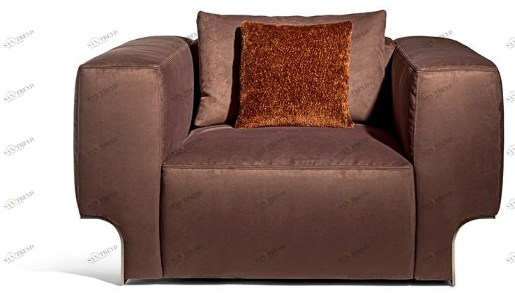 Visionnaire Кресло с обивкой из ткани с подлокотниками Douglas sun-id-1456513