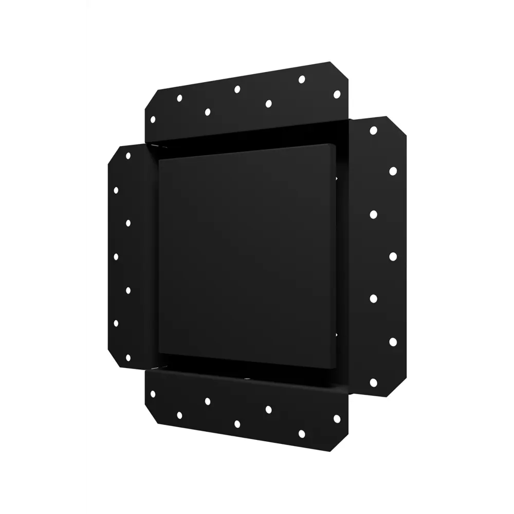 Вентиляционная решетка Era SGR 200x290 мм сталь цвет черный STLM-2041088