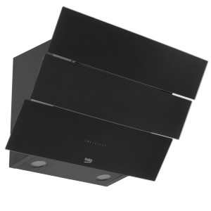 8164110 Вытяжка наклонная Beko HCA 62640 B черный/черный