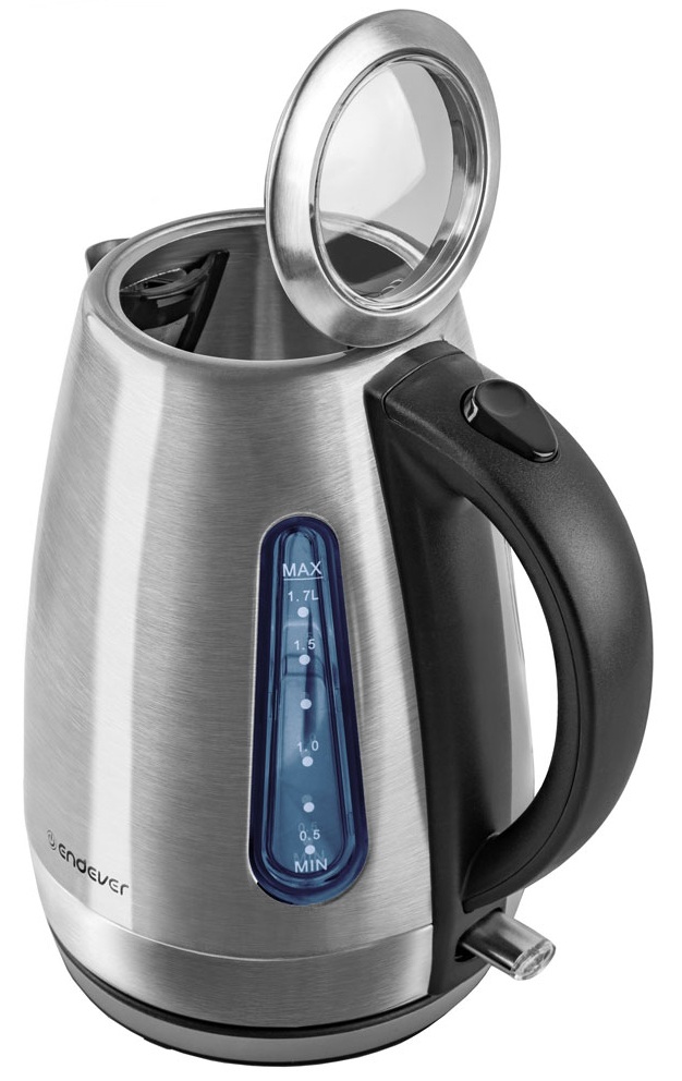 5301869 Электрочайник Endever Skyline KR-228S серебристый KROMAX STDN-0100531 - Вид №5