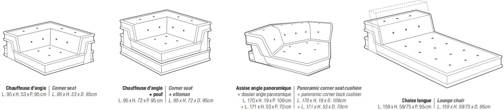 Roche Bobois Модульный тканевый диван Mah jong sun-id-1384251 - Вид №9