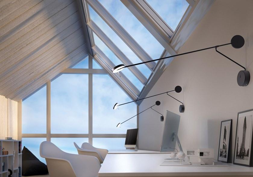 Grok Регулируемый настенный светильник из алюминия Invisible sun-id-1406806 - Вид №6