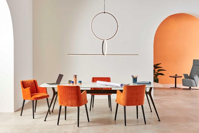 ESTEL GROUP Стул с обивкой и подлокотниками Embrasse sun-id-1413408 - Вид №2