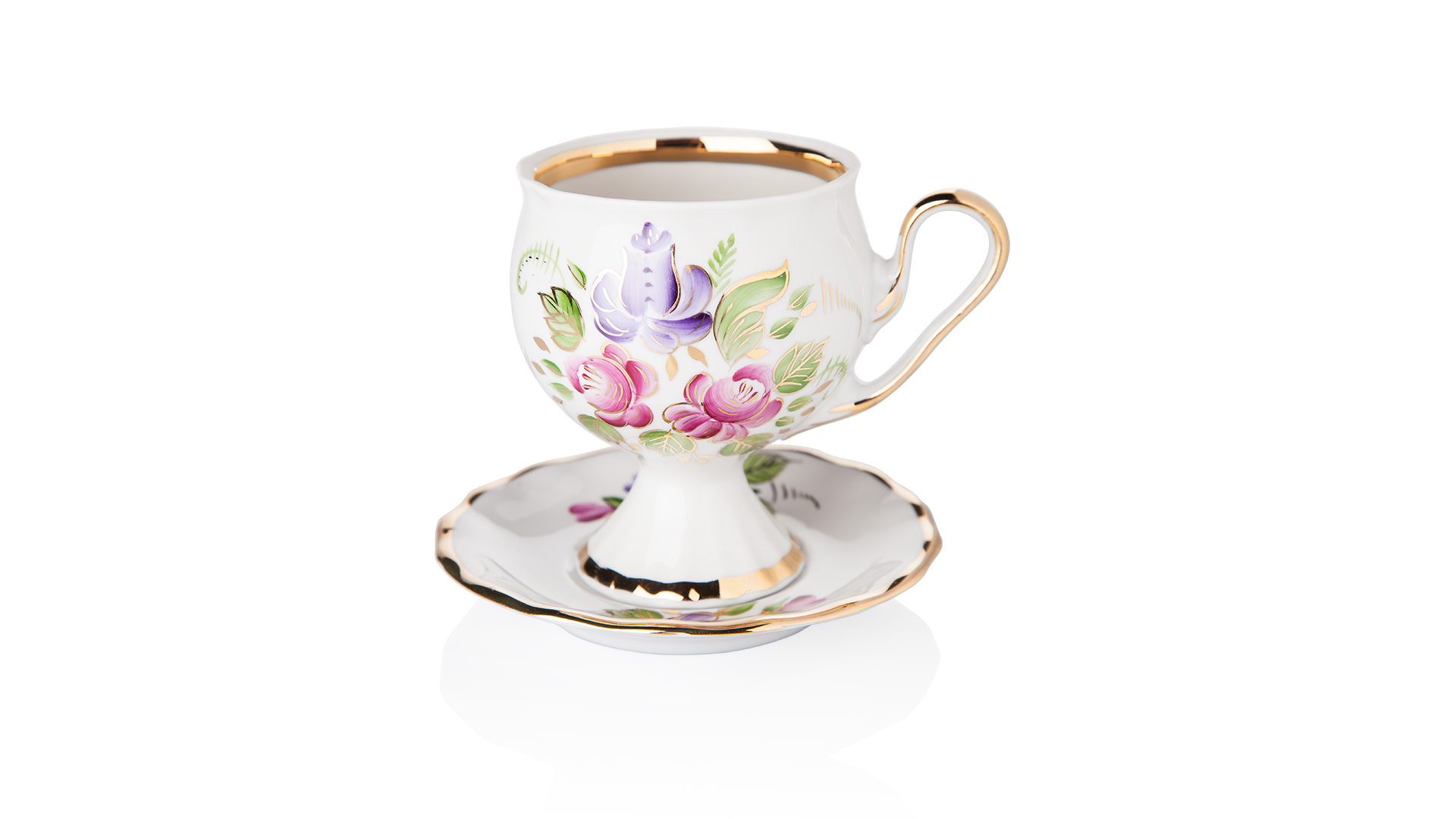 10621574 Промыслы Вербилок Сервиз чайный 6/15 "Татьяна" "Елена" Фарфор  - Вид №4