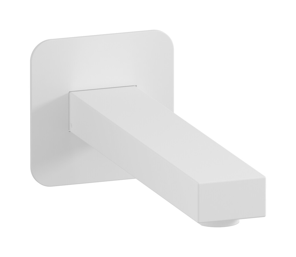 Настенный излив для ванны WE ARE IB ru327bo Matt White Rubacuori 
