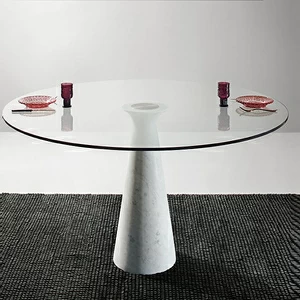 СТОЛ ОБЕДЕННЫЙ СТЕКЛЯННЫЙ LEAF 140Х76 СМ