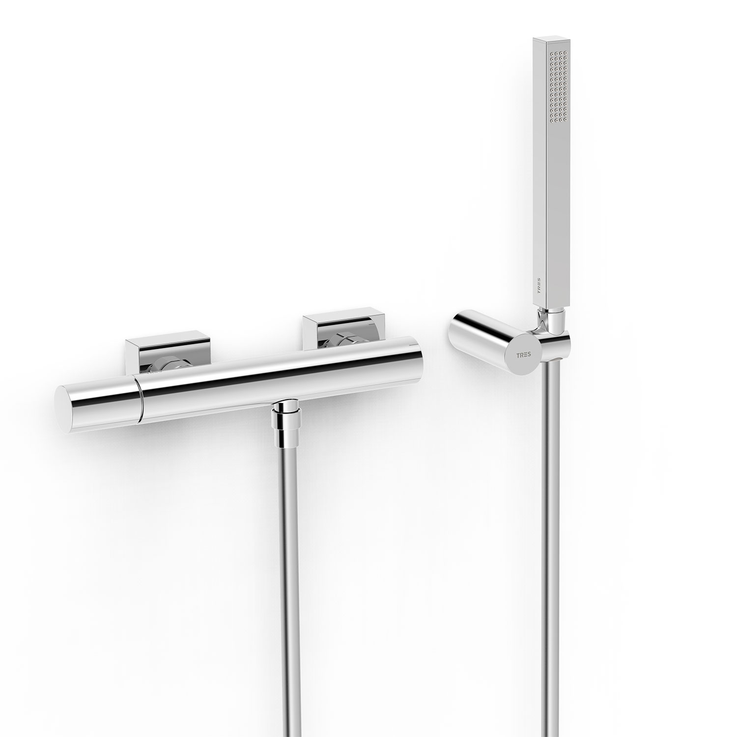 ПРОЕКТ-Настенный смеситель для душа TRES с одной ручкой -21116701 TRES Project