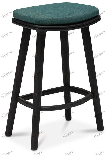 MANUTTI Табурет из тикового дерева с подставкой для ног Solid Bs71