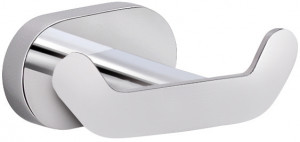 BE26(13) Gedy G-Bernina, крючок двойной, цвет хром