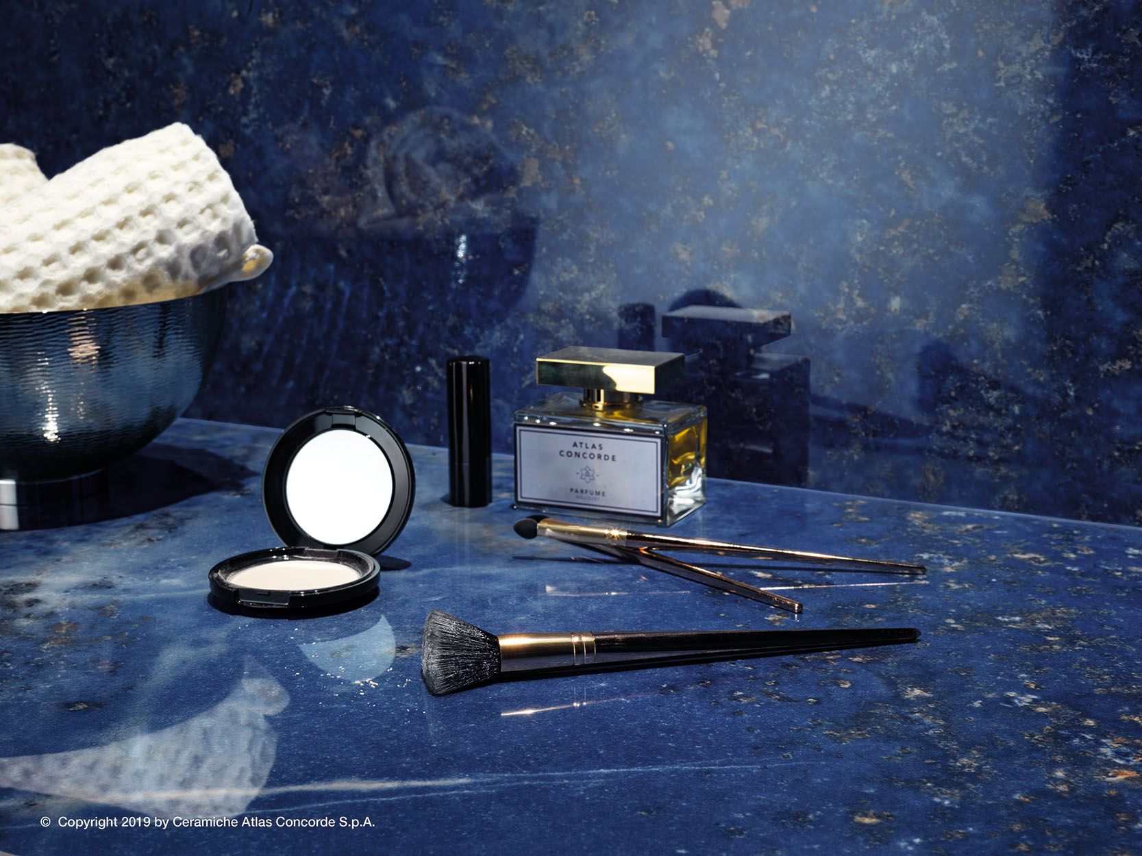 Белое керамическое покрытие с эффектом мрамора Atlas Concorde Marvel Dream ARCH-00073412 - Вид №14